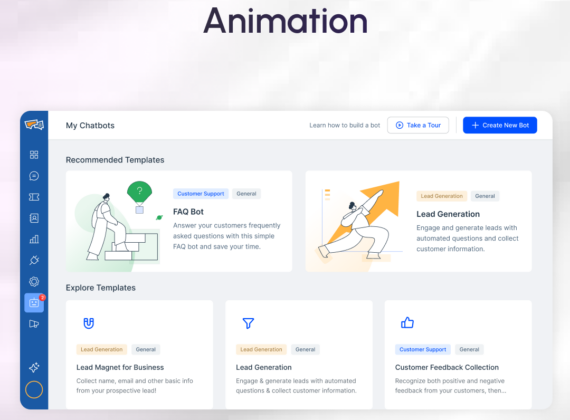 Effortless Chatbot Creation Animation