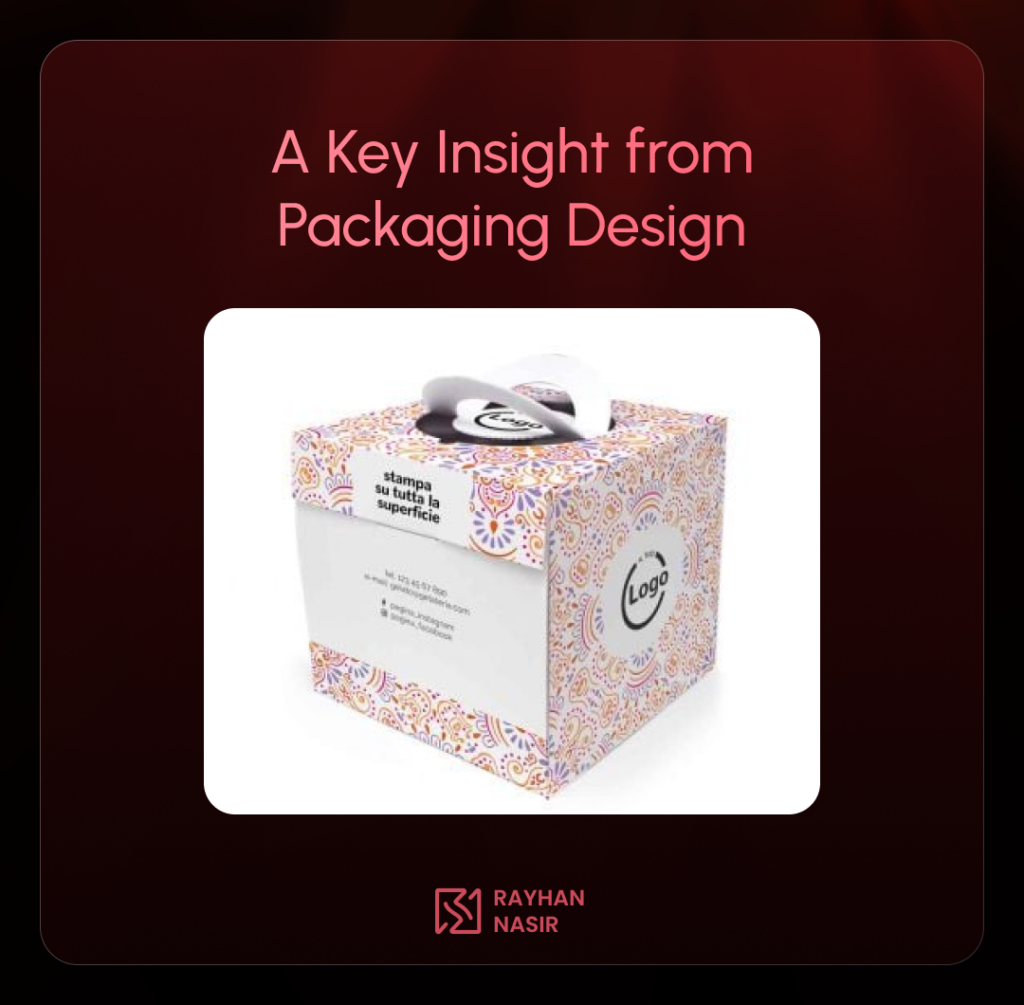 A Key Insight from Packaging Design