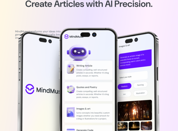 Mind Muse Mobile App UI Design