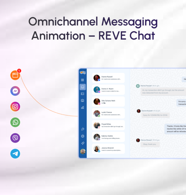 Omnichannel Messaging Animation – REVE Chat