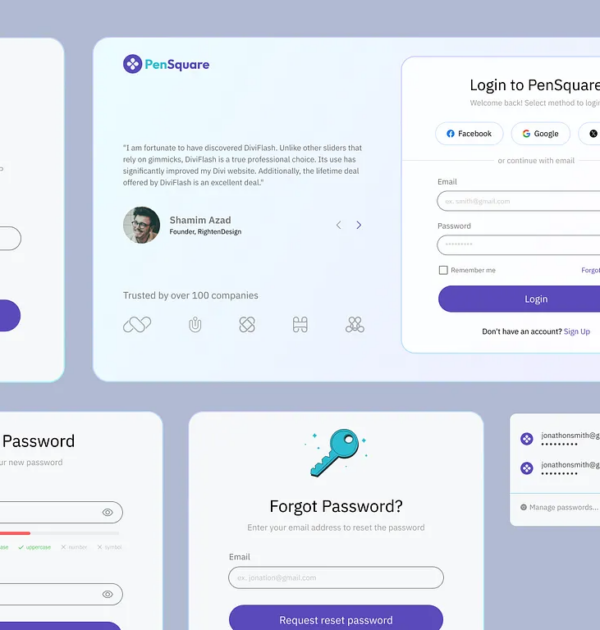 Sign-In Process Screens - Secure & User-Friendly Access Flow