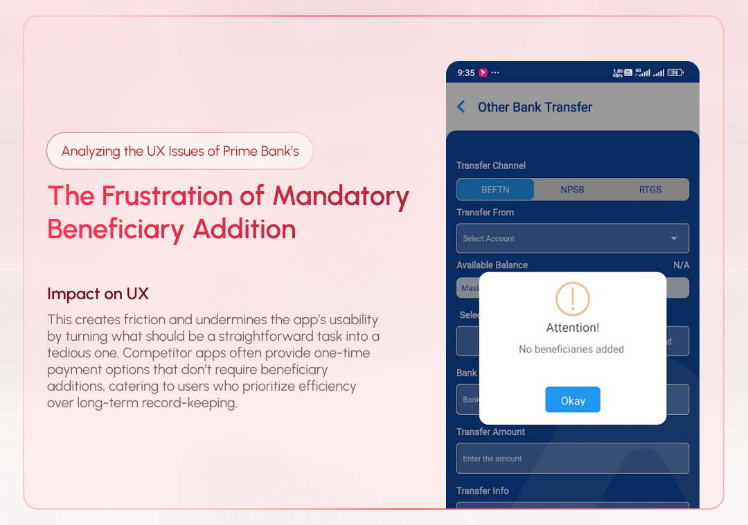 1. The Frustration of Mandatory Beneficiary Addition