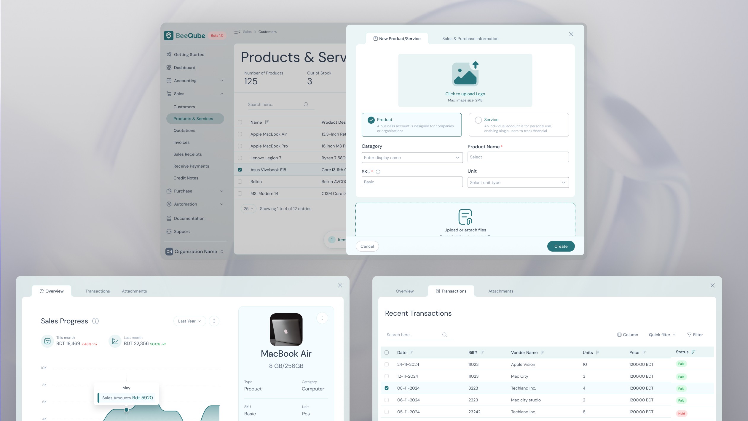A UX Research-Driven Design of an AI Accounting Platform​-old design