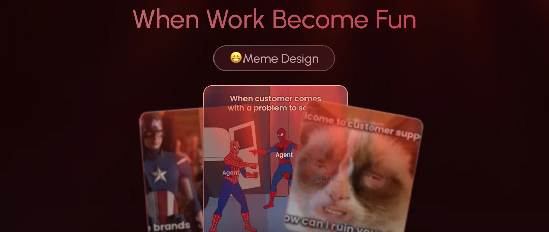 When Work Become Fun meme design-cover