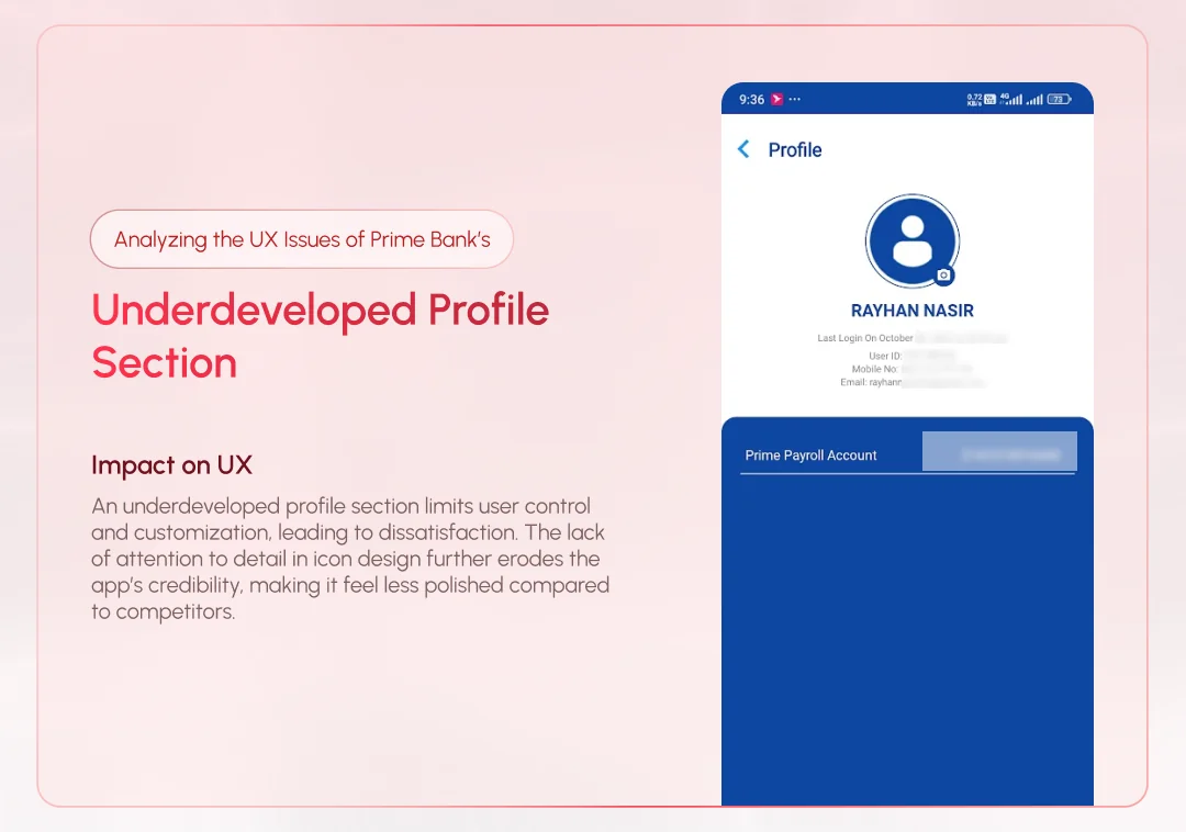 Underdeveloped Profile Section