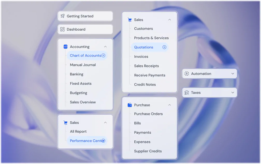 A UX Research-Driven Design of an AI Accounting Platform​-all menu