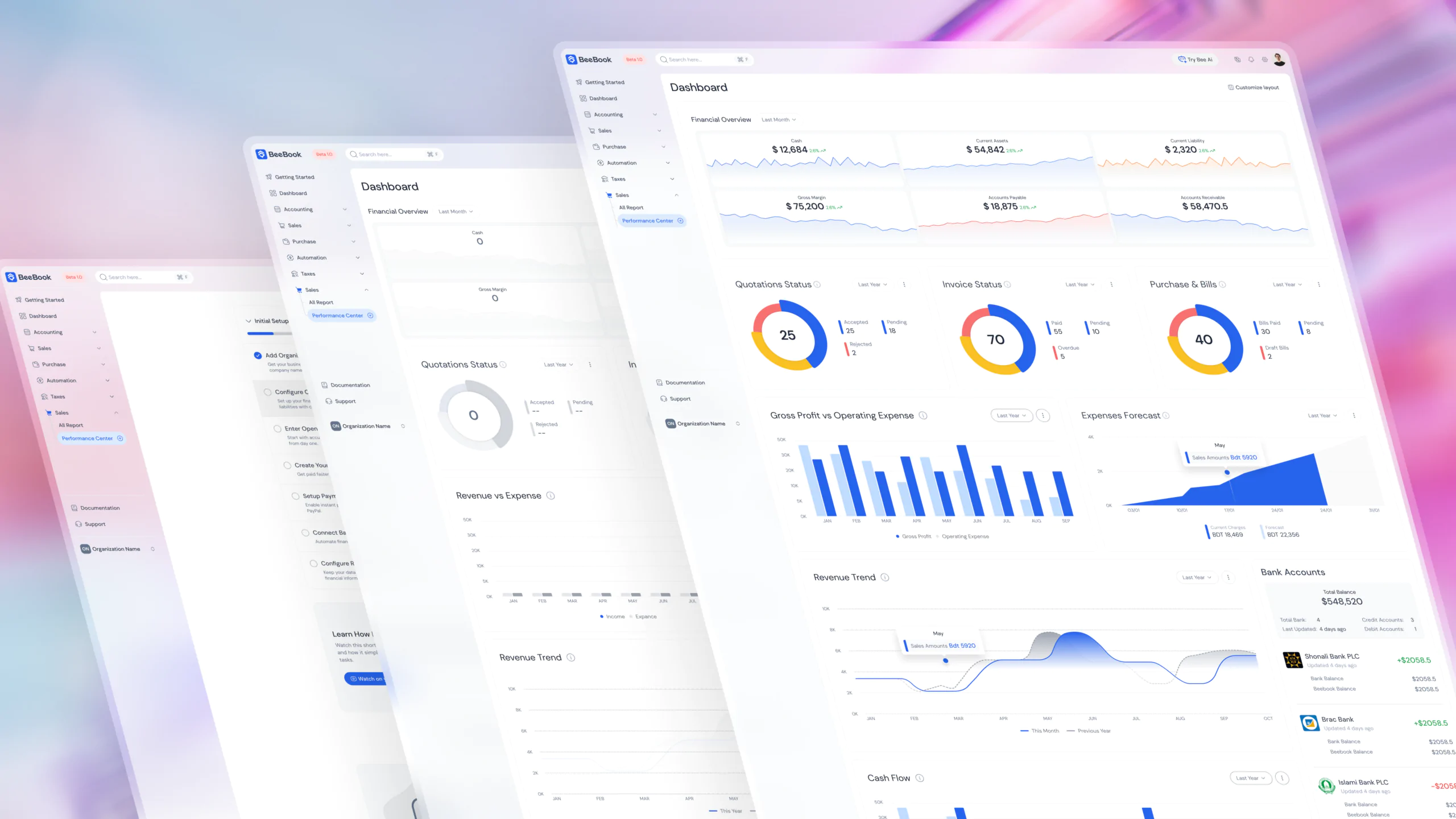 A UX Research-Driven Design of an AI Accounting Platform​-dashboard