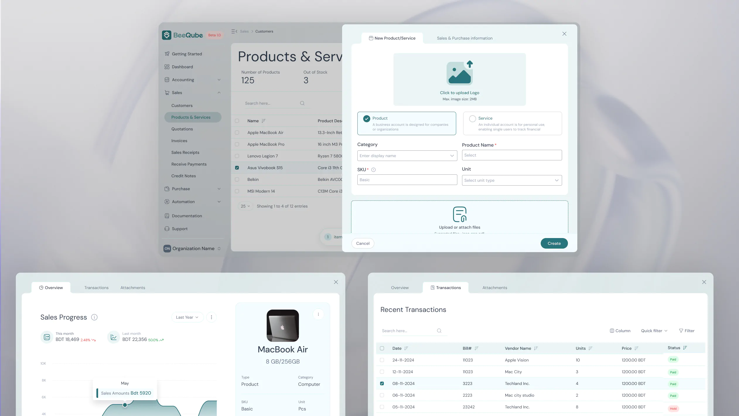 A UX Research-Driven Design of an AI Accounting Platform​-old design